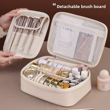 Load image into Gallery viewer, Free partition cosmetic bag, large capacity travel portable toiletry bag, makeup bag for women,Travel makeup bag,Makeup bag organizers, makeup bags small,
