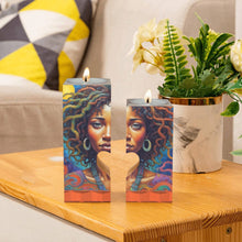 Load image into Gallery viewer, R&amp;RH Lady Wooden Candle Holder (Without Candle) - Rich and Rich Homeopportunities 
