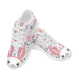 Pink girls' running shoes with bunny motif, polyester upper and EVA sole — additional view 7