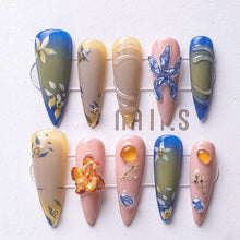 Load image into Gallery viewer, 1069 Handmade Nail Wear Nail Art Reusable Press on Nails False Nails
