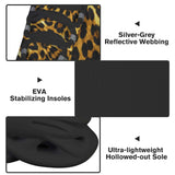 Antique Gold Leopard Wave Women's Twisted Sole Sneakers Women's Twisted Sole Sneakers