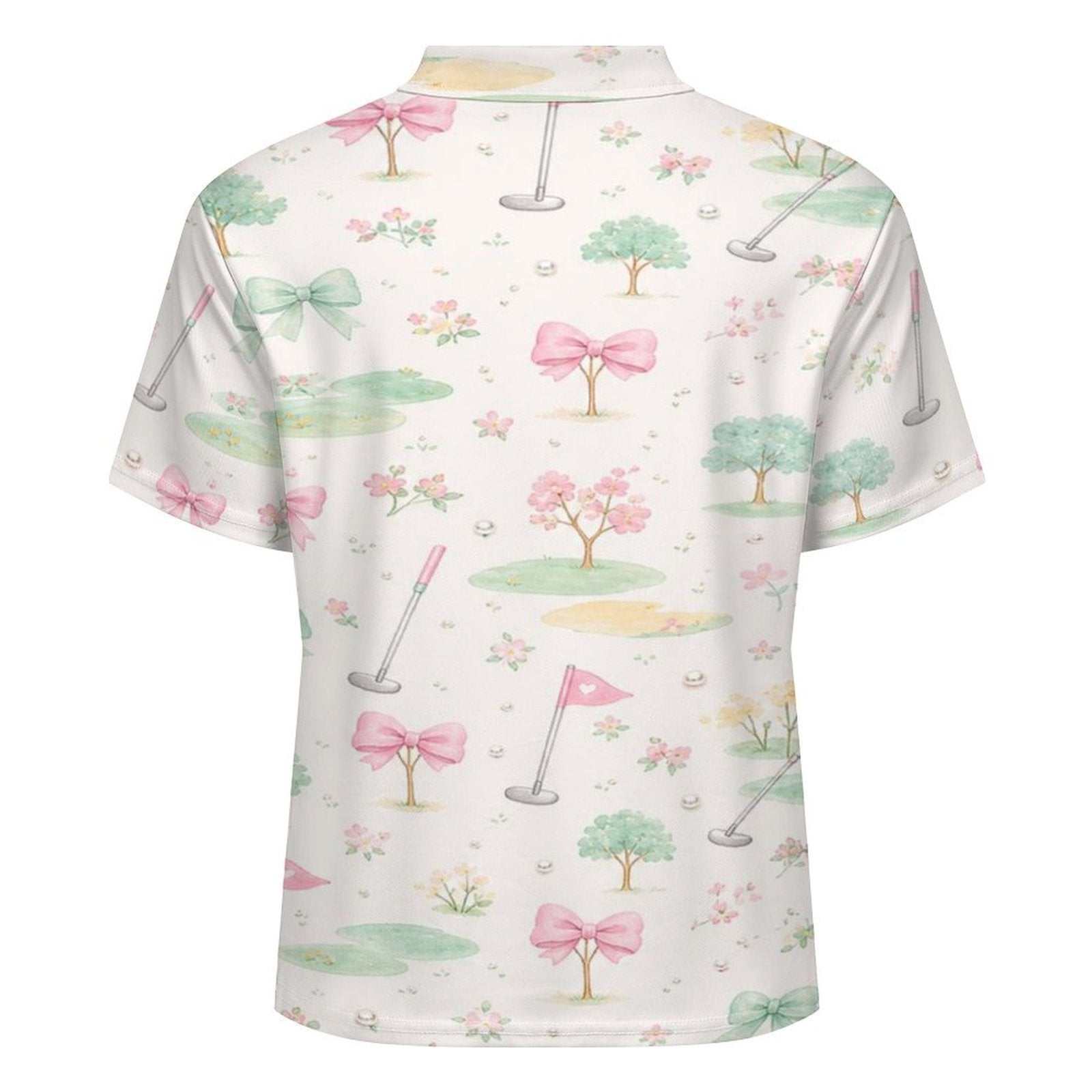 Rich and Rich Multicolor Graphic Women’s Polo Shirt | Lightweight Breathable Pique Polo