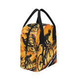 Rich and Rich Orange Sport Utility Cycling Lunch Bag