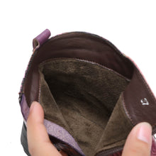Load image into Gallery viewer, Genuine Leather Hand Painted Flat Boots

