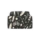 Travel backpack with sport-inspired artwork, padded laptop sleeve and multiple exterior pockets — additional view 7