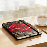 Rich and Rich Scarlet Bloom Notebook Strap Notebook