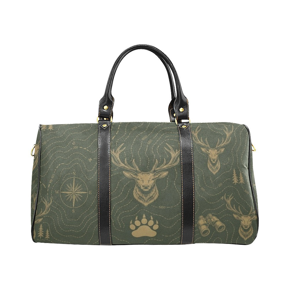 Rich & Rich JetSet Journey Hunting Waterproof PU Leather Travel Duffel Bag Large Capacity