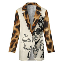 Load image into Gallery viewer, Rich and Rich Brown Animal Print Caricature Women&#39;s Pants Suit
