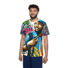 Load image into Gallery viewer, R&amp;RH Graffiti-style Men&#39;s Sports Jersey - Rich and Rich Homeopportunities 
