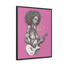 Load image into Gallery viewer, R&amp;RH Guitar Girl Portrait Frame - Rich and Rich Homeopportunities 
