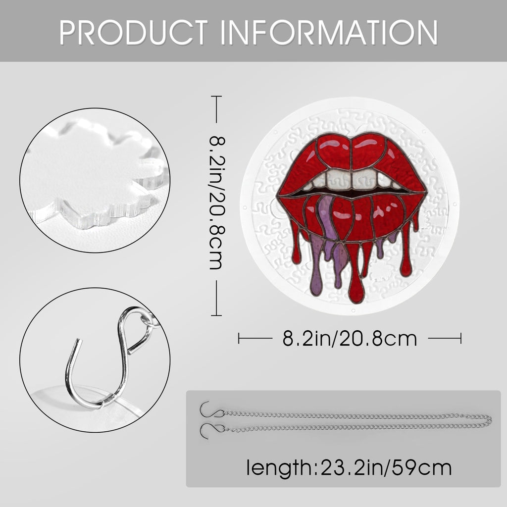 Rich and Rich Assembled Jigsaw Puzzle Halloween Lips
