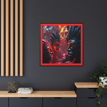 Load image into Gallery viewer, Vibrant Tribal Art Canvas Print - Framed Multi-Color Decor
