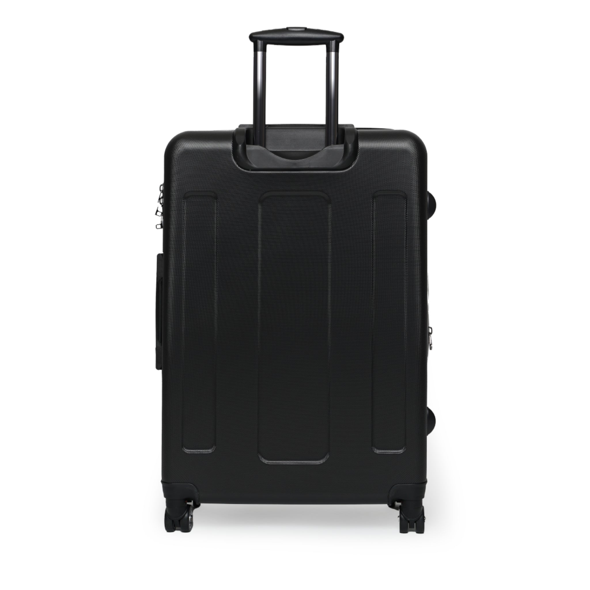 R&RH Elegant Samurai Style Grey Women's Suitcase with floral design