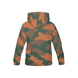 Critter Kicks Boys Orange Camouflage King Of The Jungle Hoodie