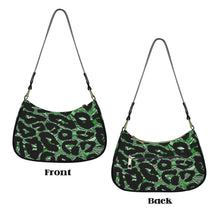 Load image into Gallery viewer, R&amp;RH Emerald Safari Shoulder Bag With Grey Handles Women&#39;s Shoulder Bag-Grey Strap (Model 1748)
