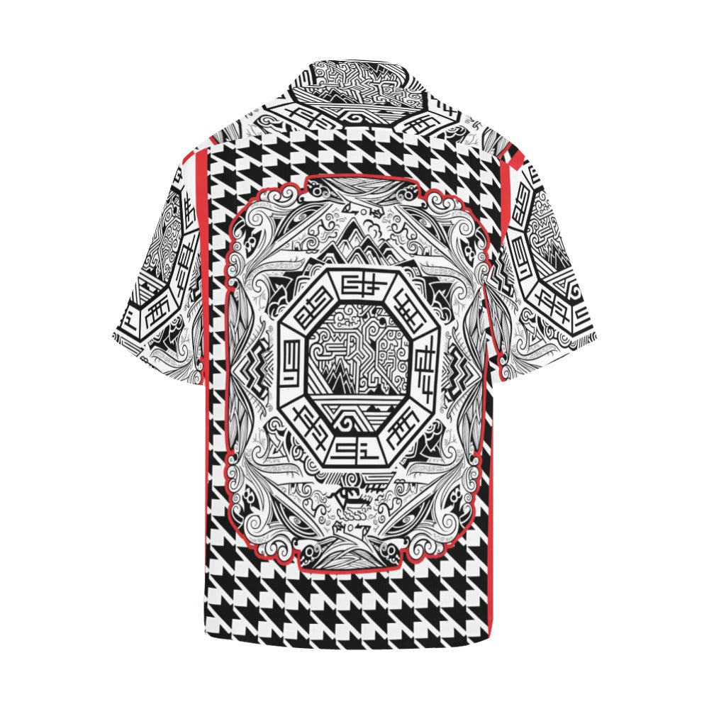 Rich and Rich Black and Red Trim Designer Shirt