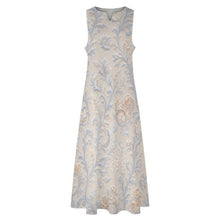 Load image into Gallery viewer, Rich &amp; Rich Women's Champagne Garden Embossed Sleeveless Maxi Dress with Pockets - Rich and Rich Homeopportunities
