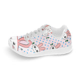 Pink girls' running shoes with bunny motif, polyester upper and EVA sole — additional view 9