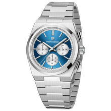 Load image into Gallery viewer, Men&#39;s Blue Chronograph Watch - 100M Waterproof, Sapphire Crystal, Stainless Steel
