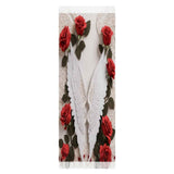 Soft imitation cashmere tassel scarf with finished hem and tassel fringe, one size