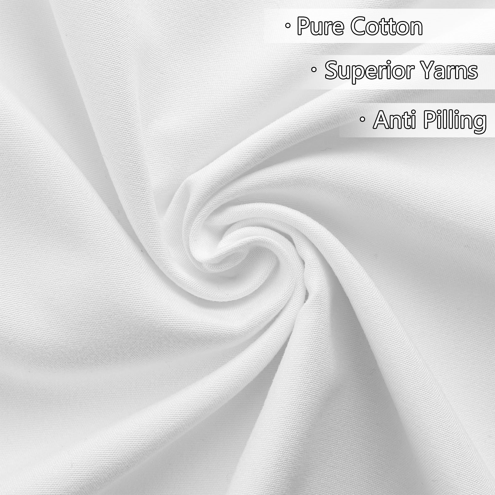 Rich and Rich The Hustle Is Real White 4-Piece Bedding Set with Quilt Cover, Fitted Sheet, 2 Pillow Shams