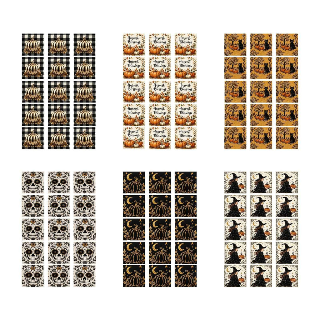 Rich and Rich Halloween Personalized Temporary Tatoo Set of 6 Sheets - Rich and Rich Homeopportunities
