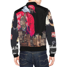 Load image into Gallery viewer, R&amp;RH Graphic Men&#39;s Caricature Black Jacket
