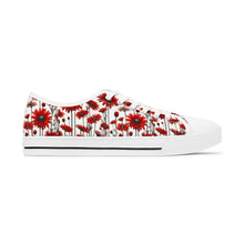 Load image into Gallery viewer, Floral Women&#39;s Low Top Sneakers - Stylish and Comfortable Casual Footwear
