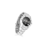 Men's stainless steel analog watch with San Francisco bridge design and metal band — product detail