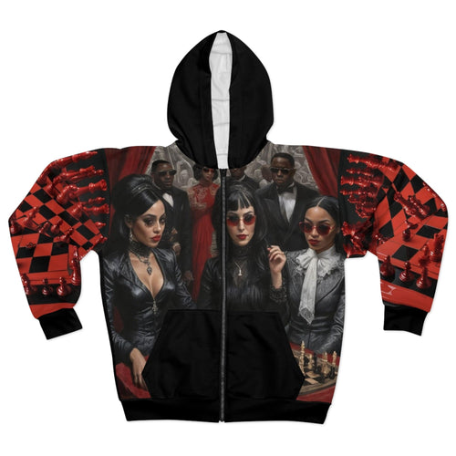 R&RH Chess Game Unisex Zip Hoodie - Rich and Rich Homeopportunities 