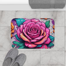 Load image into Gallery viewer, R&amp;RH Floral Bath Mat
