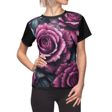 Load image into Gallery viewer, R&amp;RH Fushia Roses Women&#39;s Tee
