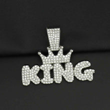 Load image into Gallery viewer, Men&#39;s Fashion Necklace with Diamond Pendant in Alloy
