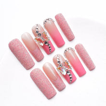 Load image into Gallery viewer, 1067 Handmade Nail Wear Nail Art Reusable Press on Nails False Nails

