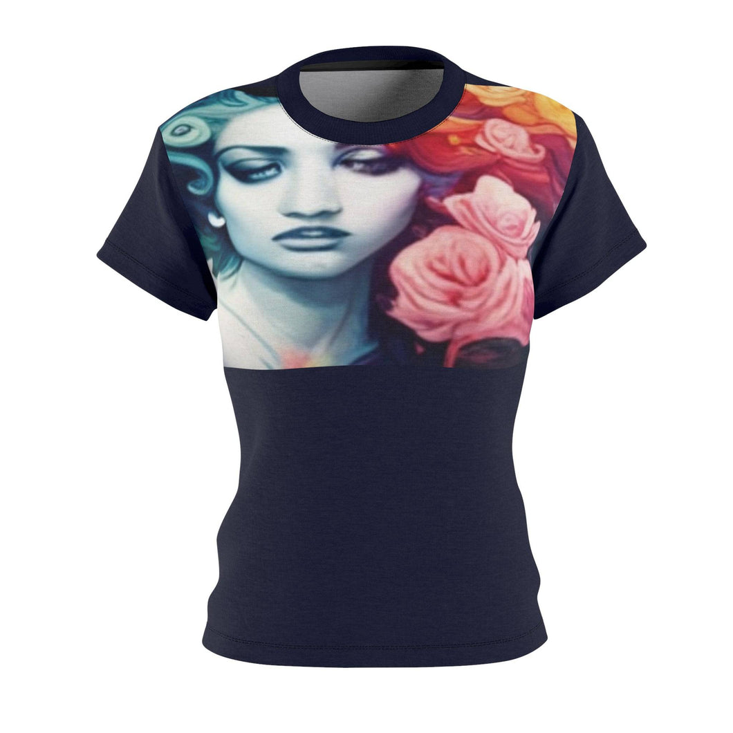 R&RH Flowers Women's Blue T-shirt - Rich and Rich Homeopportunities 