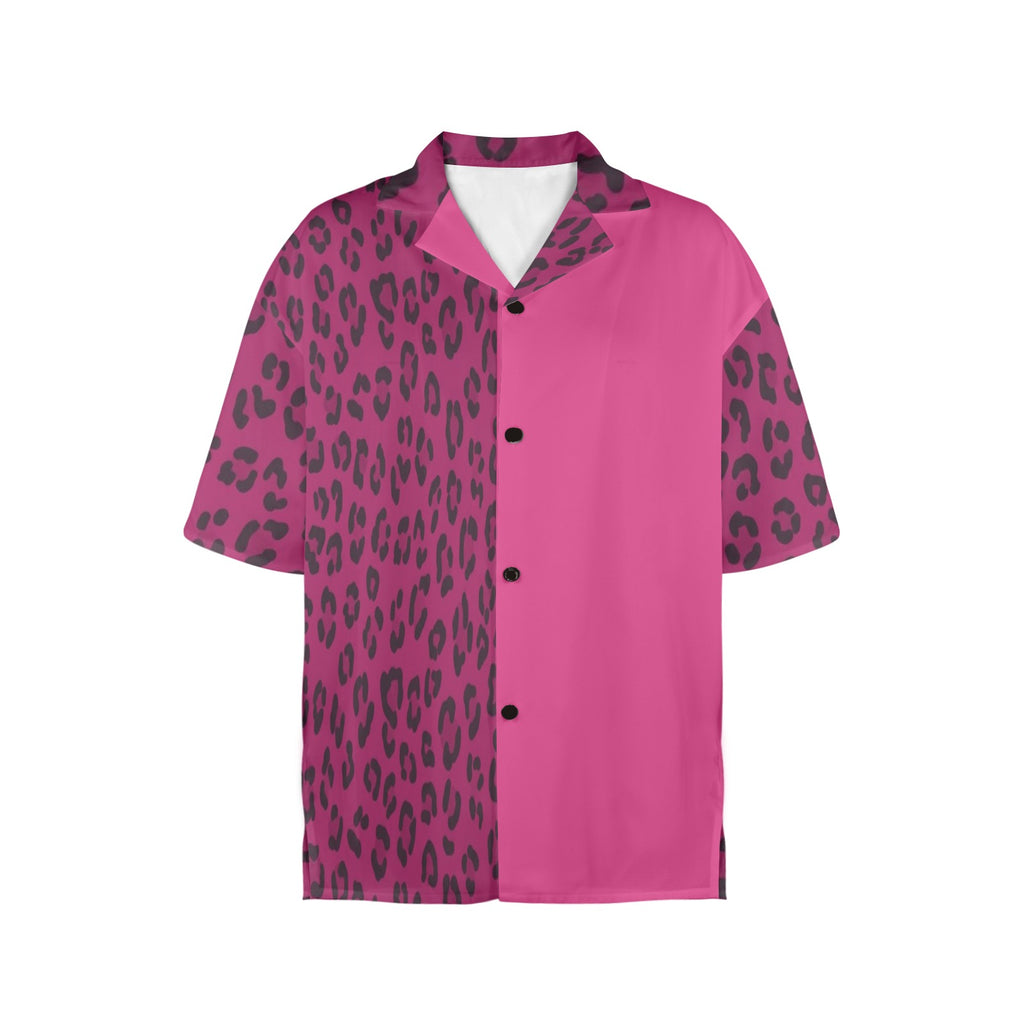 Rich and Rich Magenta Animal Print Women's Hawaiian Shirt