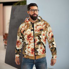 Load image into Gallery viewer, R&amp;RH Garden Bloom Women&#39;s Zip Hoodie - Floral Print for Cozy Comfort
