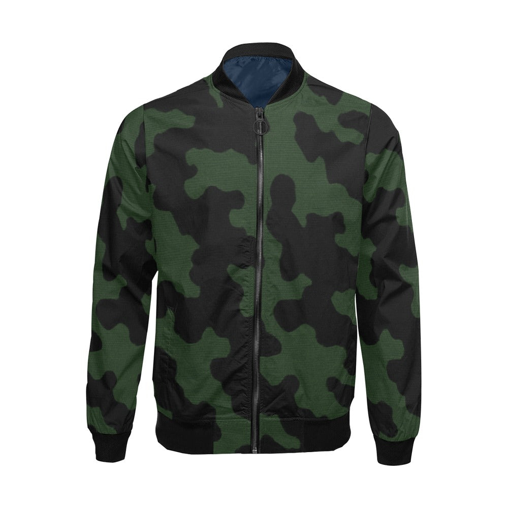 Rich and Rich Green Camo Men's Bomber Jacket