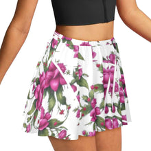 Load image into Gallery viewer, R&amp;RH Fushia Roses Skater Skirt - Rich and Rich Homeopportunities 
