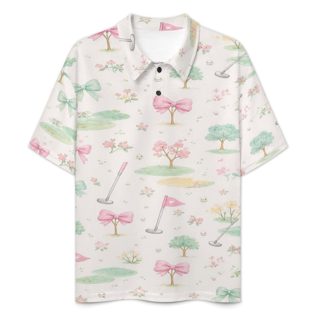 Rich and Rich Multicolor Graphic Women’s Polo Shirt | Lightweight Breathable Pique Polo