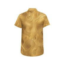 Load image into Gallery viewer, Rich and Rich Gold Baroque Men's Short Sleeved Shirt - Rich and Rich Homeopportunities
