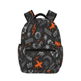 a Skater Minimal Boys Black Large Capacity Backpack