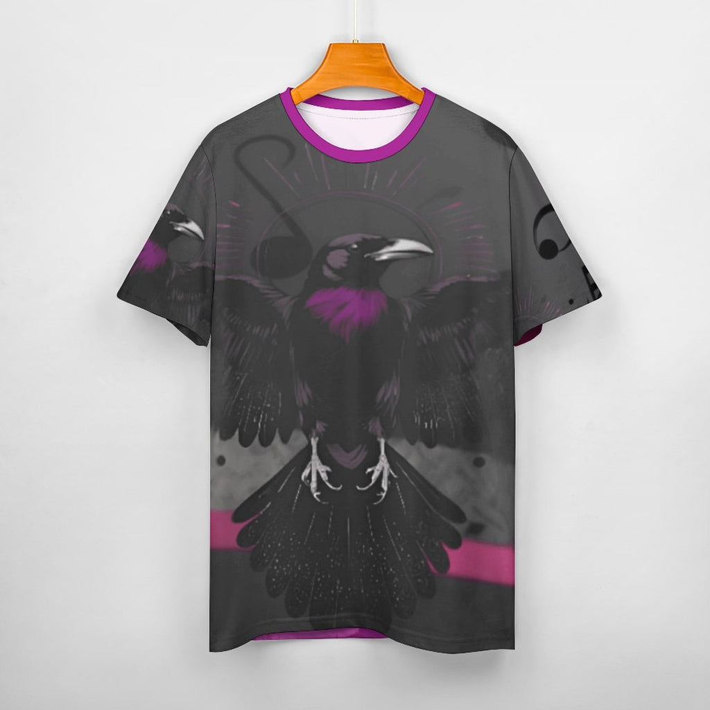 Men's 100% cotton all-over print T-shirt in vibrant colors