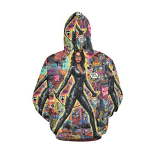 Load image into Gallery viewer, Rich and Rich Multicolor Caricature Hoodie for Women
