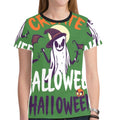 Rich and Rich Halloween Witches Green Women's T-shirt for Women