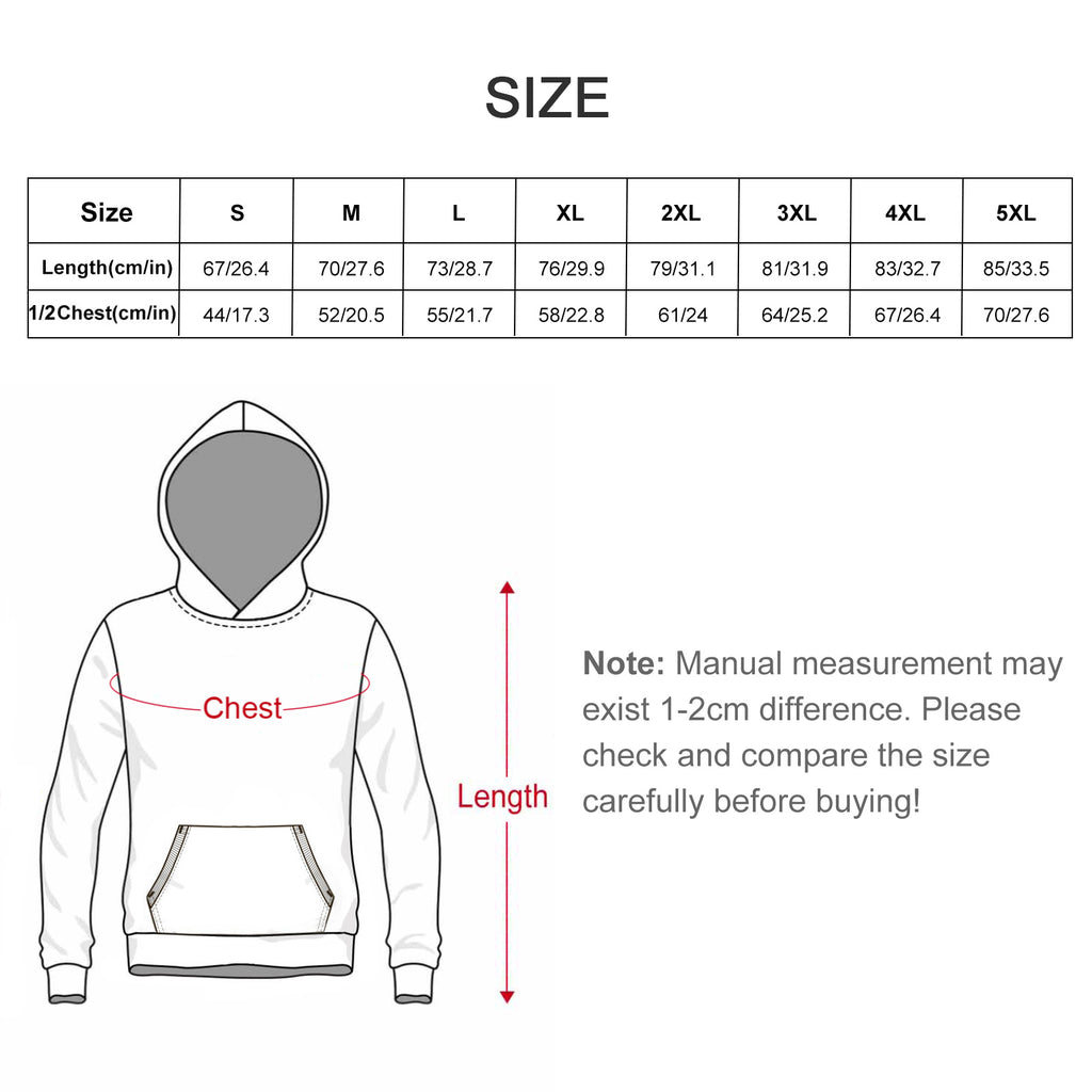 Men's all-over print sweater suit tracksuit with cropped hoodie and drawstring hood