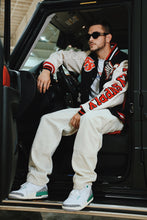 Load image into Gallery viewer, Manifest Varsity Jacket (Black)
