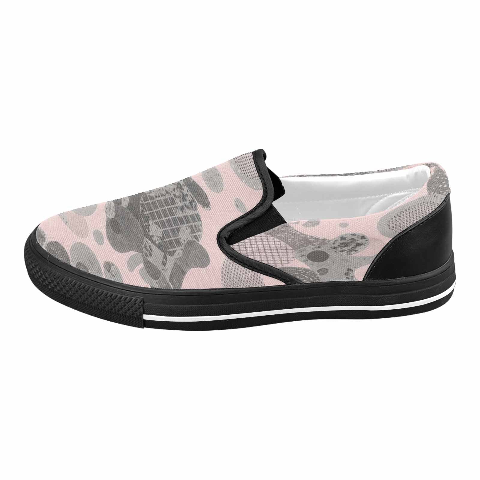 Rich and Rich Men's Pink Abstract 3-Piece Hawaiian Shirt, Slip-On Canvas Shoes & Backpack Set | Casual Vacation Travel Outfit - Rich and Rich Homeopportunities