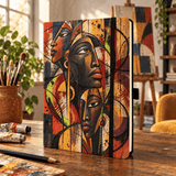 Rich and Rich Faces of Expression Notebook Strap Notebook