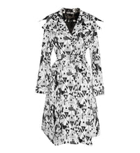 Load image into Gallery viewer, Amour Geometric Long Trench Coat – Modern Women’s Outerwear
